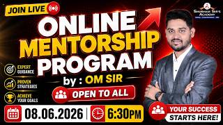 OPEN TO ALL: Online Mentorship Session with OM Sir | Banking Mains Preparation | 08.06.2026 | #ssa