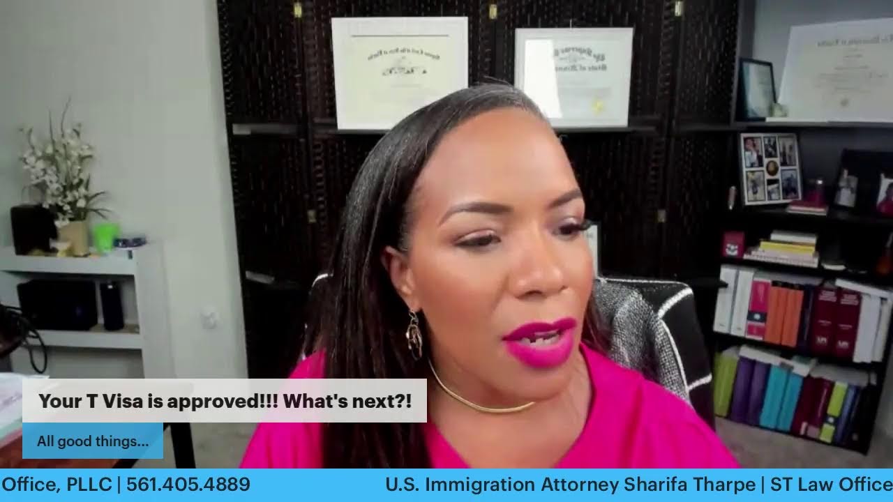 What happens after a T visa approval?