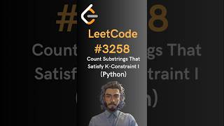 LeetCode#3258 Count Substrings That Satisfy K-Constraint I - Python