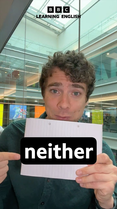 How do you 🗣️ say ‘neither’? #shorts