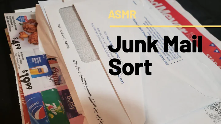 ASMR ||🤩Junk Mail Sort || - Sleep and Relaxation/ No Talking