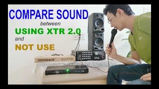 compare sound quality when using feedback destroyer XTR 2.0