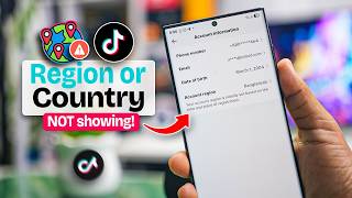 How to Fix TikTok Region or Country NOT SHOWING Android