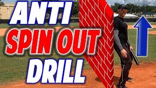 Anti Spin Out Drill | Baseball Hitting Drill (Pro Speed Baseball)