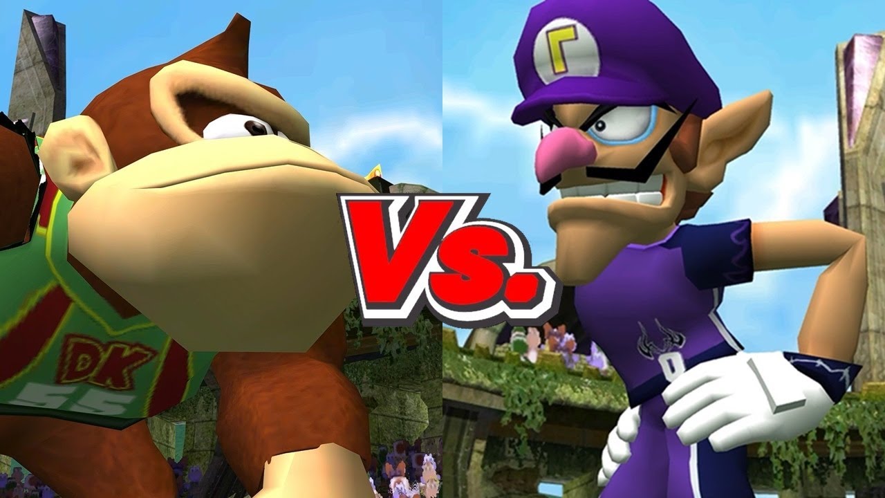 Super Mario Strikers - Donkey Kong/Toad Vs. Waluigi/Birdo