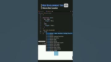 Wave Loader 🌊 #shorts #developer #coding #html #css #programming #python #htmltutorial #google