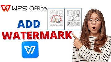 1.12 How to  Add Watermark in WPS Office Suite