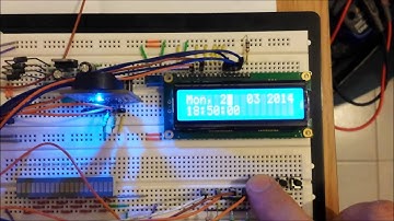 Real Time Clock DS1307 with Set Functions & DS18B20 hd no sound