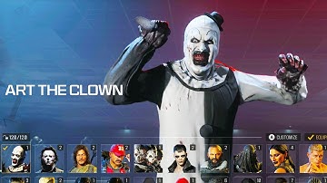 Art the Clown "Terrifier" Skin, Menu Animations & Weapons in Call of Duty: Modern Warfare 3