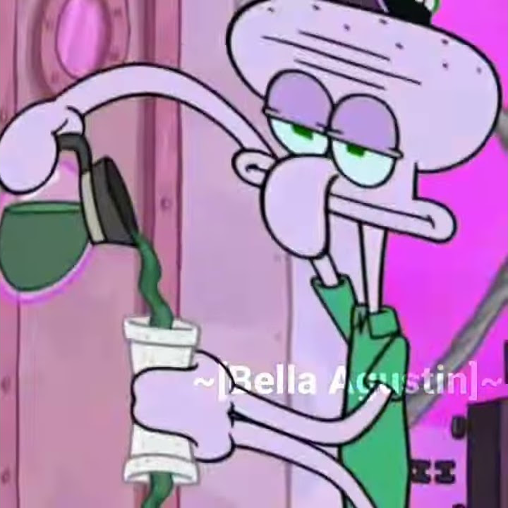 Video Jedag Jedug Squidward link lagu di desk