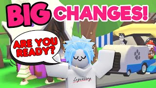 BIG CHANGES in ADOPT ME coming SOON! 💥 Pets, Houses &amp; Vehicles Update News (Roblox)