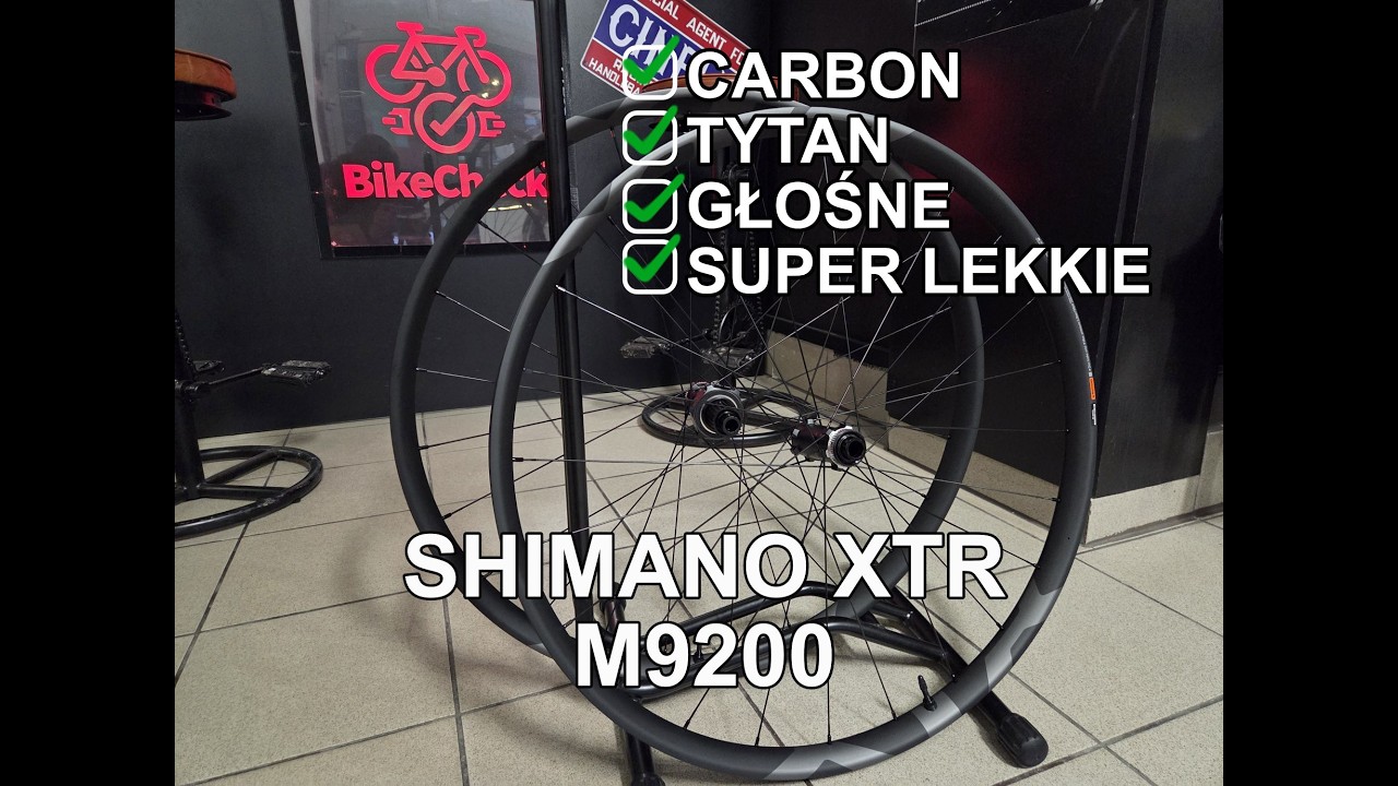Unboxing Koła Shimano XTR M9200 - super głośne - 1180g carbonu, tytanu i trochę aluminium