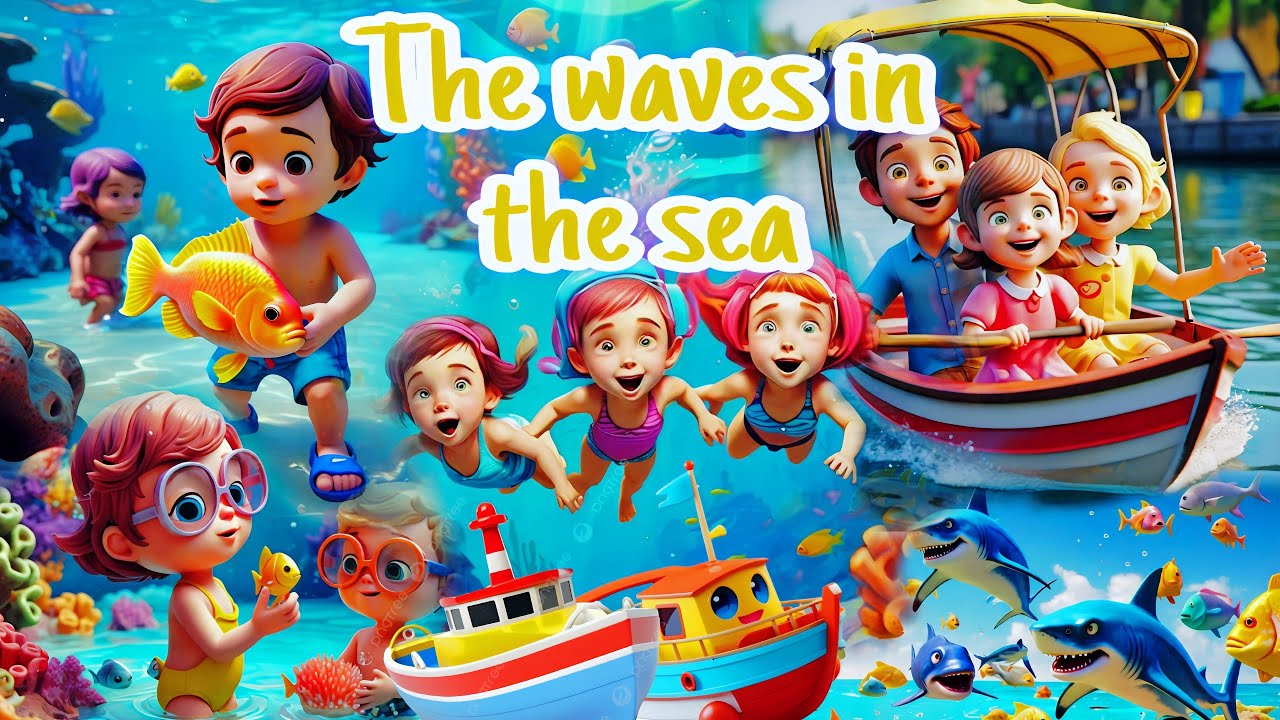 The Waves in the Sea || Poem For Kids || Kids Entertainment Channel