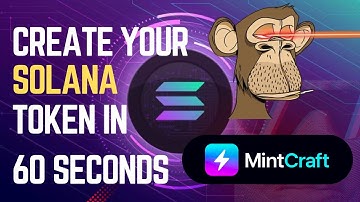 How to Create Solana Token without coding - Mintcraft (Fastest Solana Token Generator)
