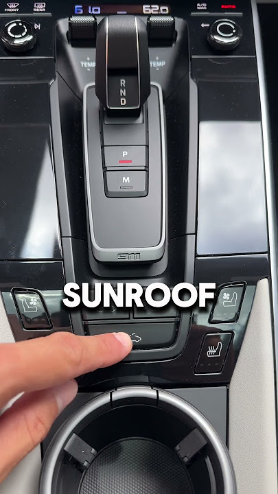 Did you guys know you could option our 911 with a sunroof?