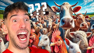 I FILLED MY ENTIRE FARM WITH ANIMALS!! RANCH SIMULATOR screenshot 3