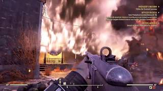 Fallout 76 - Orbital Strike Beacon in Action