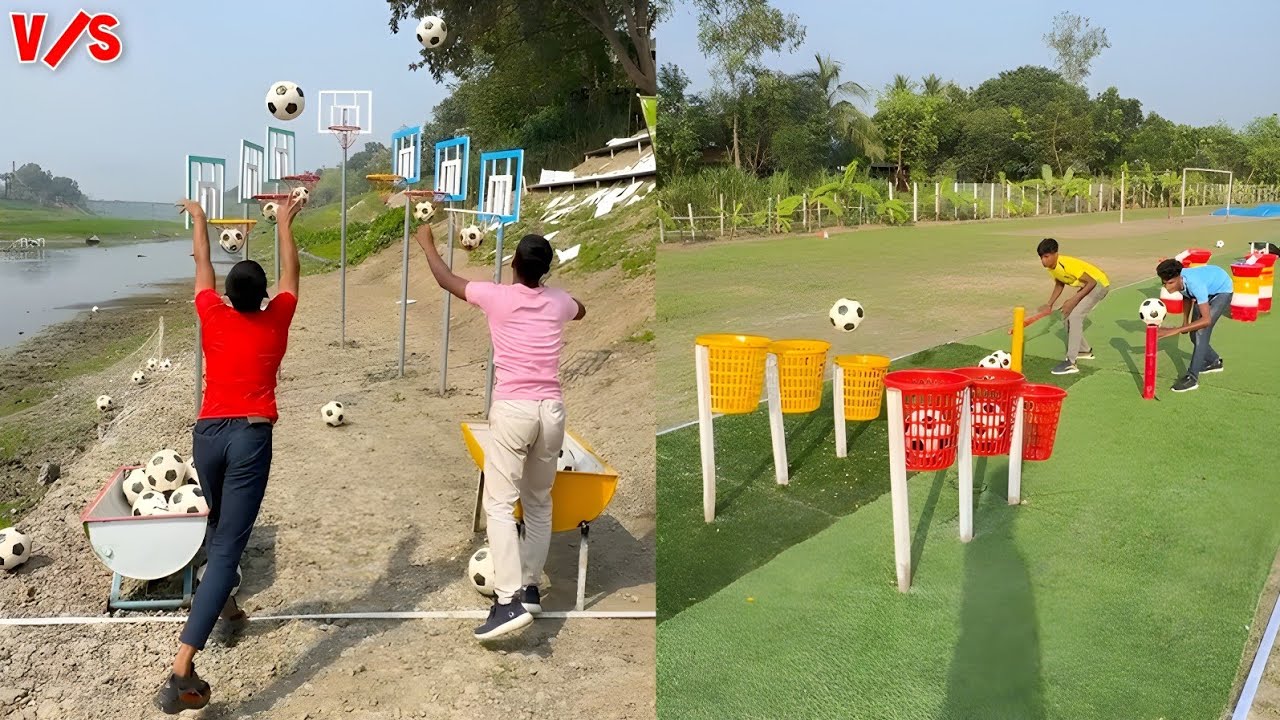 Football Competition 🤔 || Amazing Game Village People 🔥| Who Will Win 🎁/ Sahil Challenge