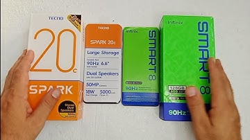 infinix smart 8 vs Tecno spark 20c: speed test