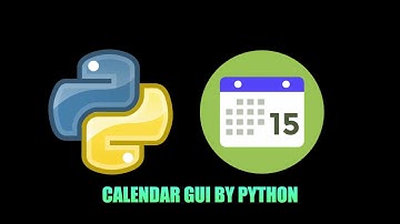 How To Make A Calendar GUI(Graphic User Interface) By Python Using tkinter , tkcalendar library
