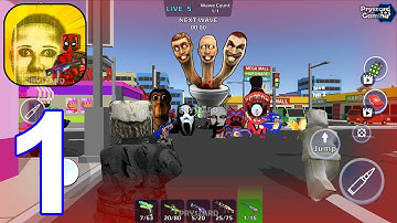 Nextbot VS Blox - Gameplay Part 1 Nextbots Shooter, Maze & City Map (iOS, Android Gameplay)