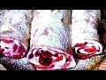 Простой и вкусный десерт. Рулет из лаваша "Клубника в сметанном креме".