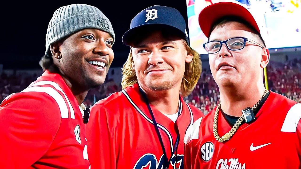 Sketch, YourRAGE и Тео Вон прибывают на стадион «Оле Мисс»!