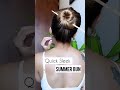 Quick Summer Bun Hairstyle | Knot Me Pretty | #shorts