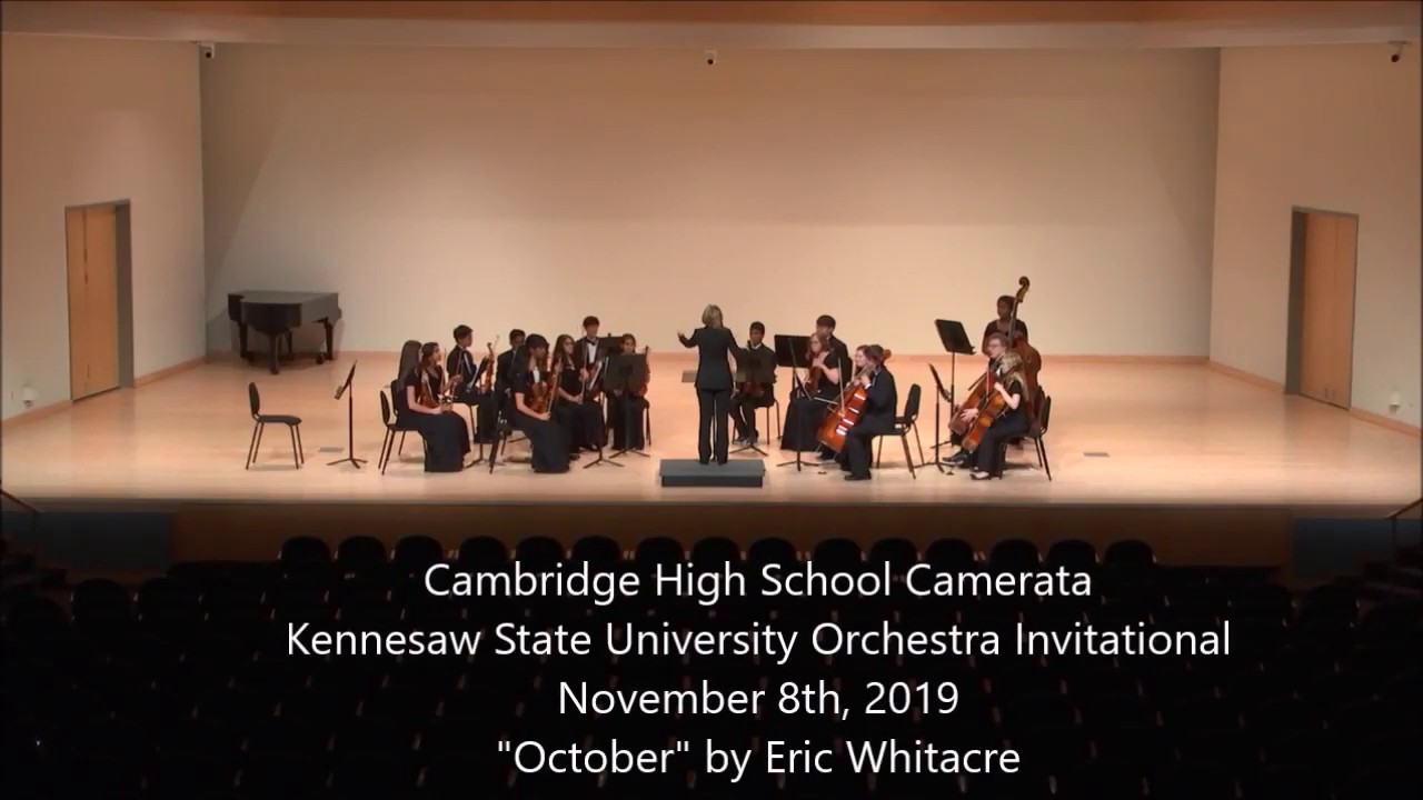 Eric Whitacre 'October' - String Orchestra - YouTube