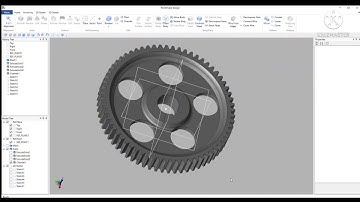 Reverse Engineering of a Gear with PointShape Design 2022