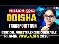 Odisha GK 2026 | Transportation For OSSC CGL, RI ARI AMIN 2026 By Sai Maam
