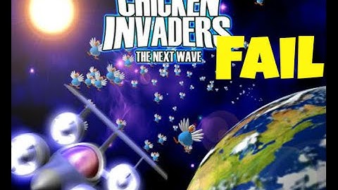 Game Over - Lets play Chicken Invaders 2: The Next Wave - BG Gameplay