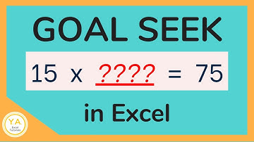How to Use Goal Seek in Excel - Tutorial