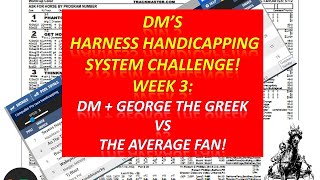LIVE Harness Racing Handicapping System Challenge - Are you better than the Average Bettor