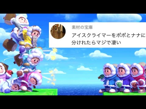 アイスクライマーのポポとナナを分別してみた【スマブラSP】