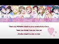 Love Live, Canci&oacute;n: Thank you, Friends! (Rom,Eng,Esp)