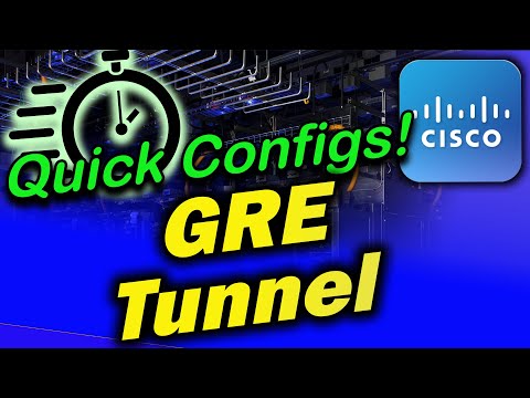 GRE Tunnel Configuration on Cisco Packet Tracer