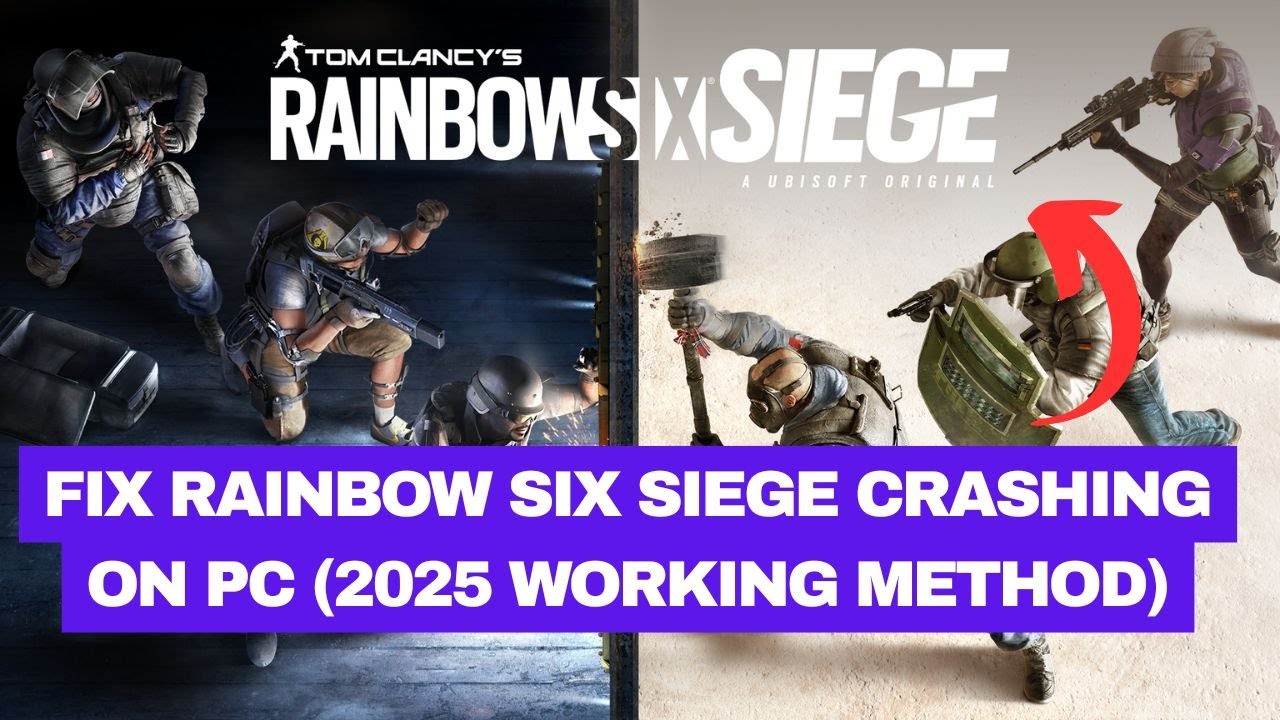 Fix Rainbow Six Siege Crashing on PC (2025 Working Method) - YouTube