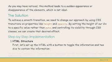 How to Display a Div with a Smooth Transition using Vanilla JavaScript