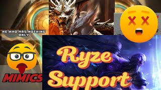 Ryze Support Full Gameplay ( League of Legends) ft. Teawon Mimic