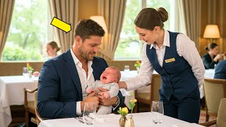Le bébé du milliardaire pleurait bruyamment dans le restaurant... jusqu'à ce que la serveuse timide