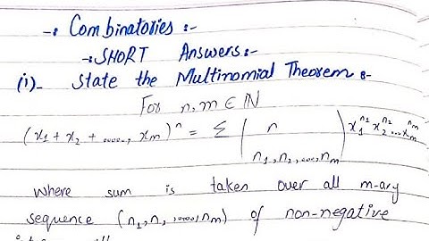 Gcuf solved past paper of Combinatorics of Bs Math 4 semester
