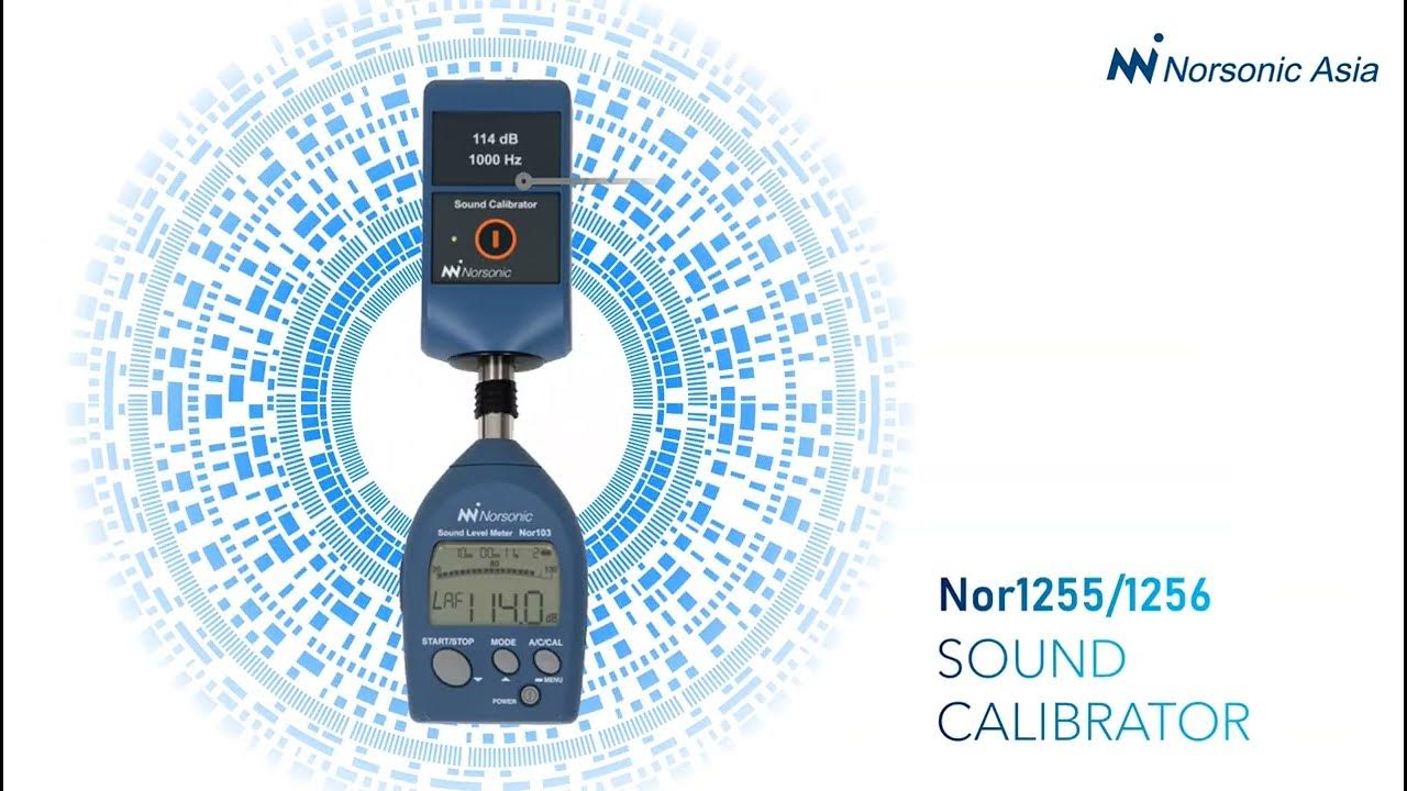 Handheld precision Class 1 microphone calibrator, Nor1255 YouTube