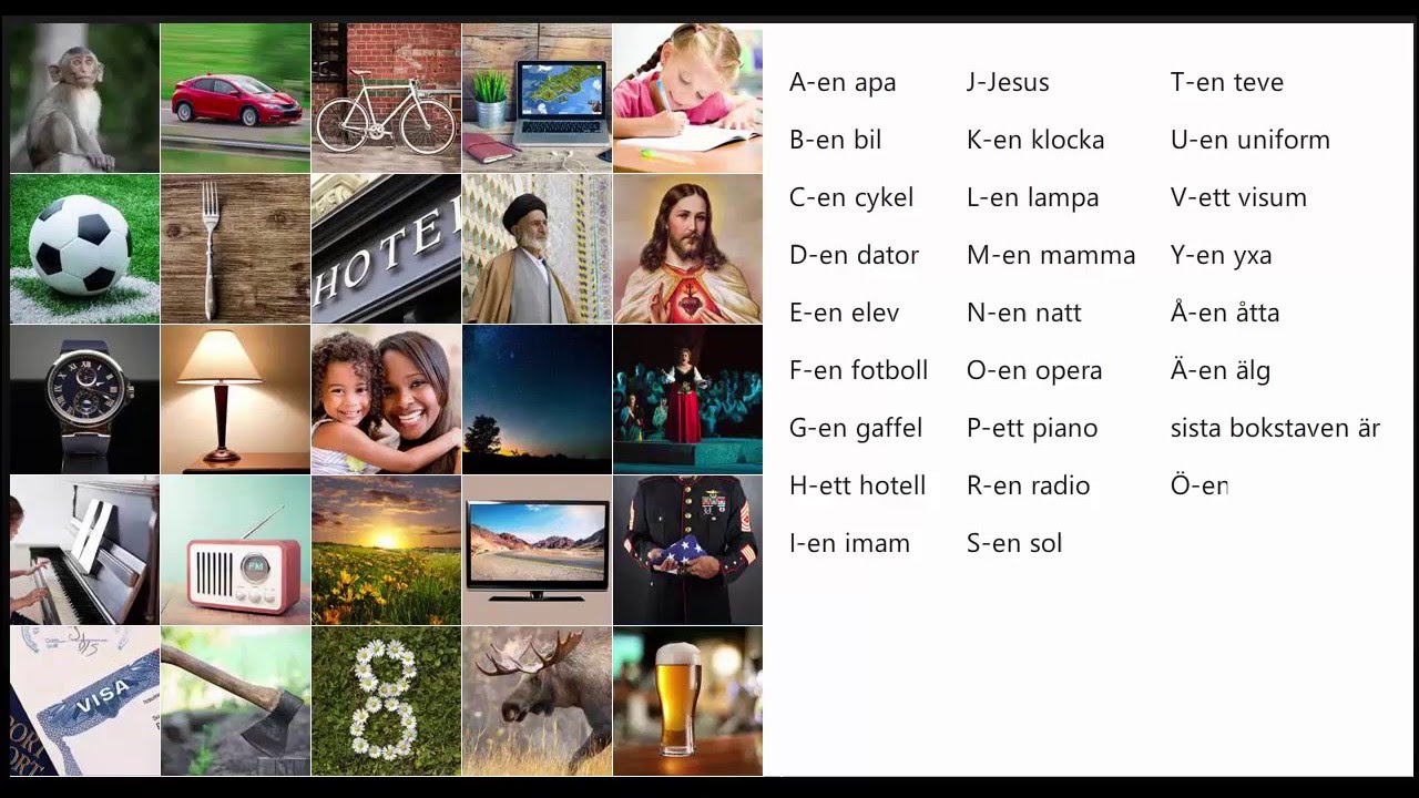 Sang A B C D E F G H I J K L M N O P R S T U V W Y A A O Youtube