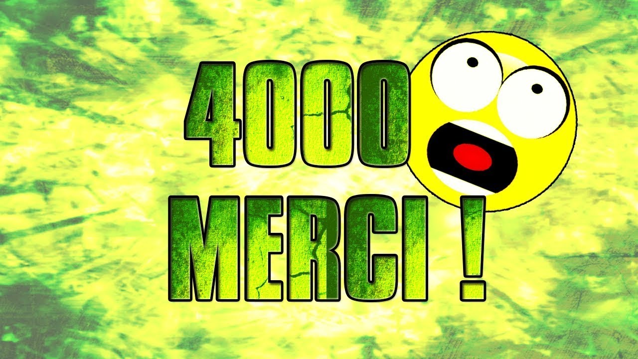 4 eme semaine 4000 abonnés 😱😱😱 • Merci à TOUS!! • Cettesemaine