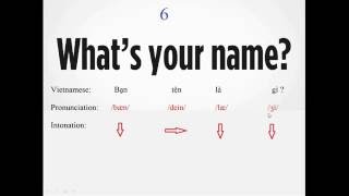 In this video i'm teaching you how to say hello, what's your name?,
are you? old where from? and so onlearning vietnamese is easy!pl...