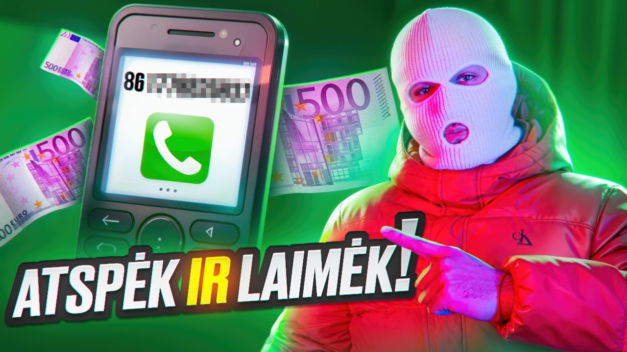 Pirmas Paskambinęs Man Laimi 500€!