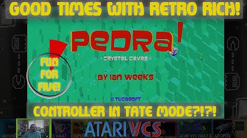 Atari VCS - Pedra! - Fun For Five! Good Times With Retro Rich Ep. 224