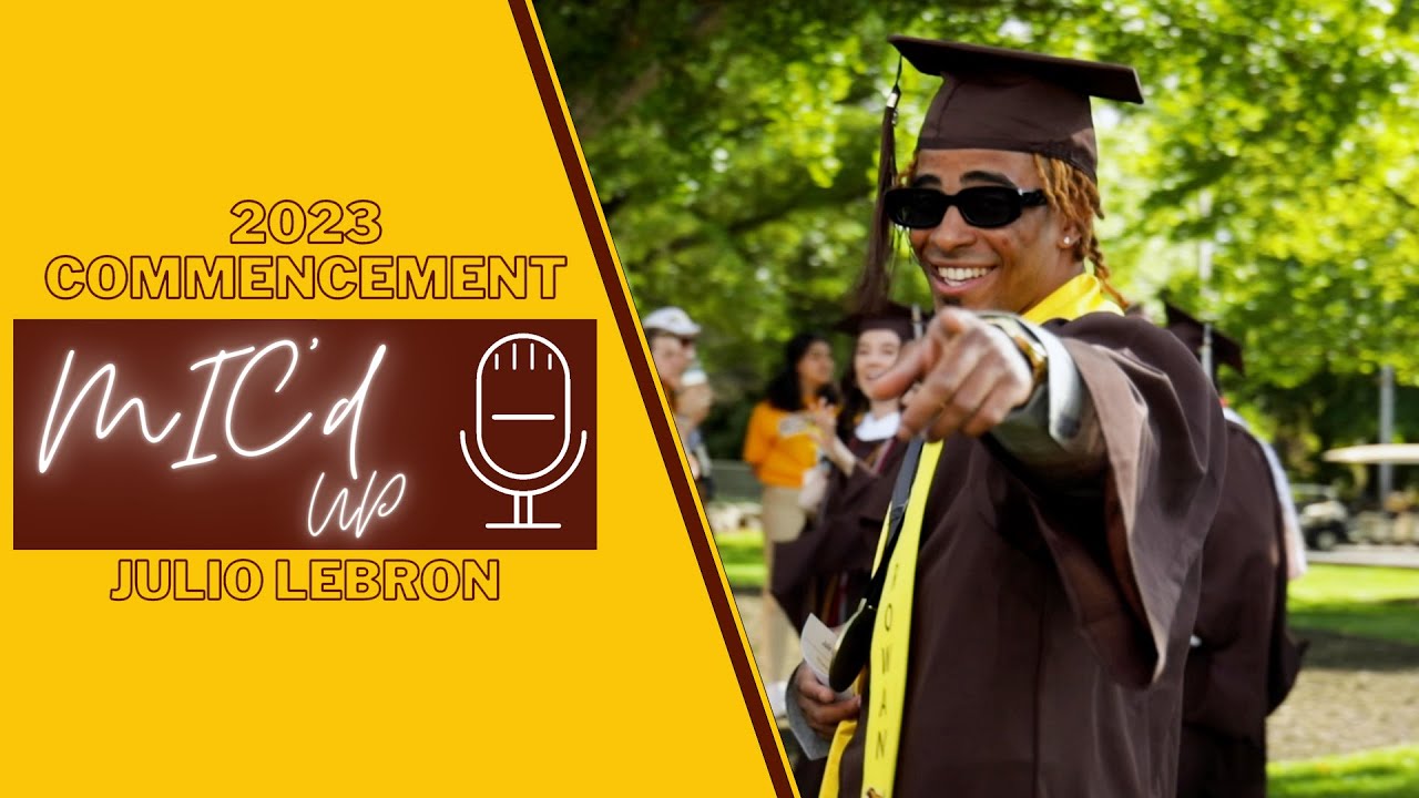 Mic'd Up 🎙 | Julio Lebron | Rowan University Commencement