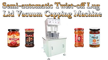 Semi automatic Twist off Lug Lid  4 Heads Capping Sealing Machine